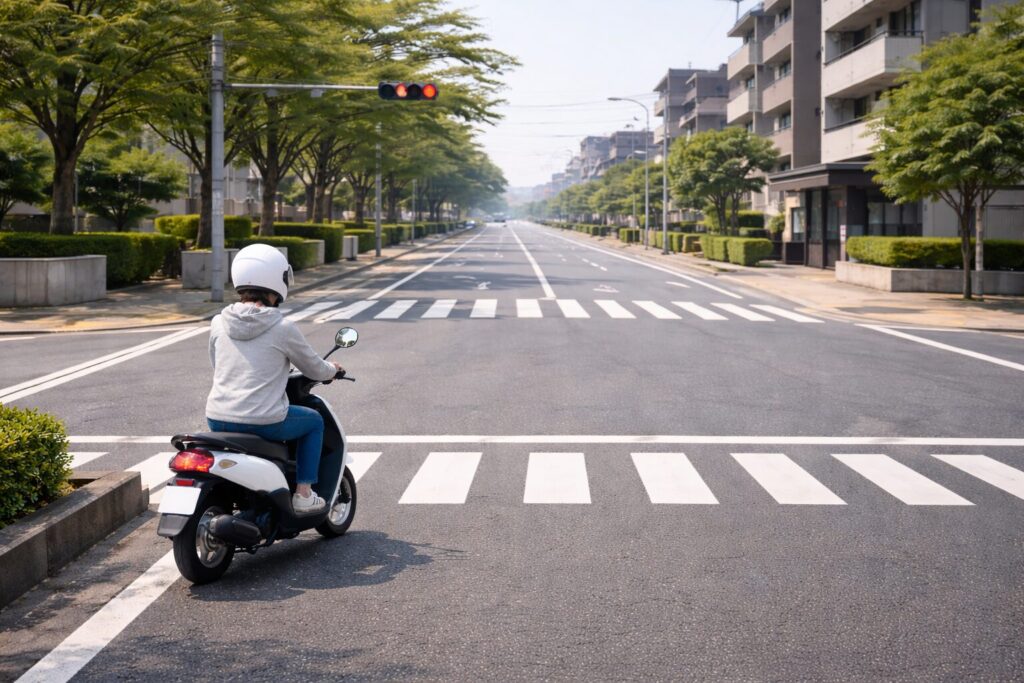 交差点での進み方・右折の仕方(原付ならでは)_image