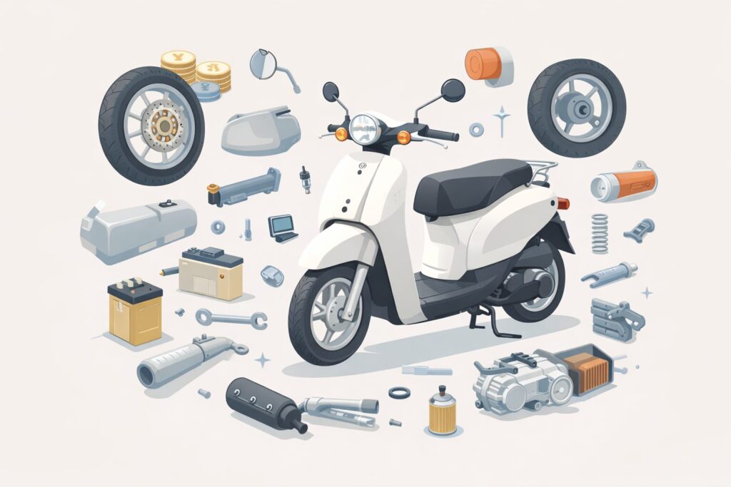 原付の維持費の内訳と費用総額を詳しく解説_image