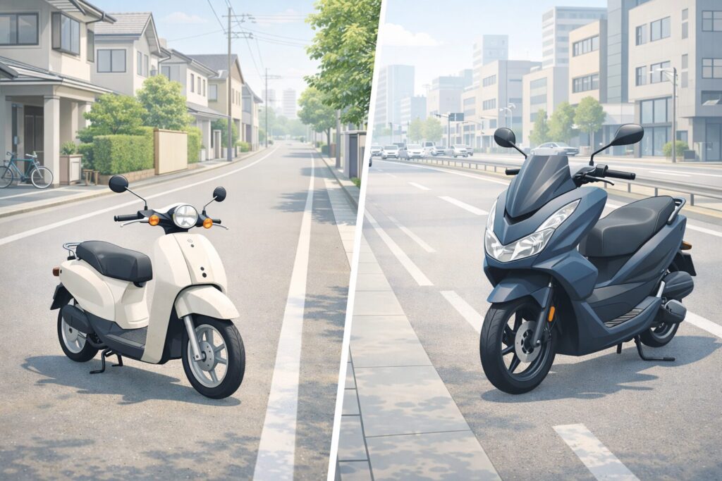 通勤で使うなら125ccはどう？維持費と原付との違い_image